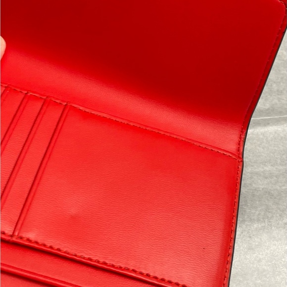 Tory Burch Dark Navy Blue and Red Women's Wallet - Picture 15 of 16